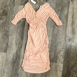 Anthropologie Forever That Girl Ruched Dress NWT